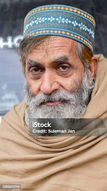 Pakistani Old Man Stock Photo - Download Image Now - Adult, Adults Only, Color Image