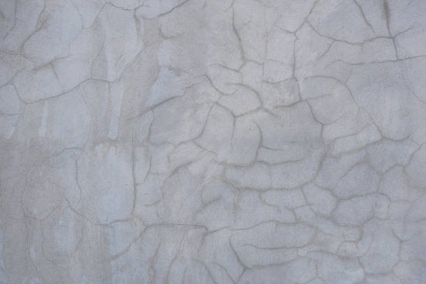 istock Cracks texture on surface of the old cement wall background 1302614437