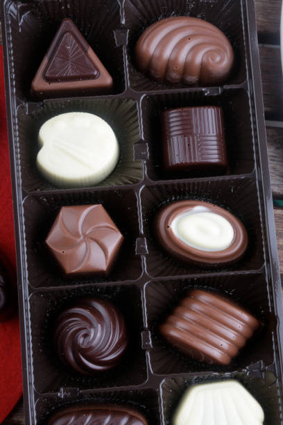istock chocolate bonbon candies as sweet gift 1302626042