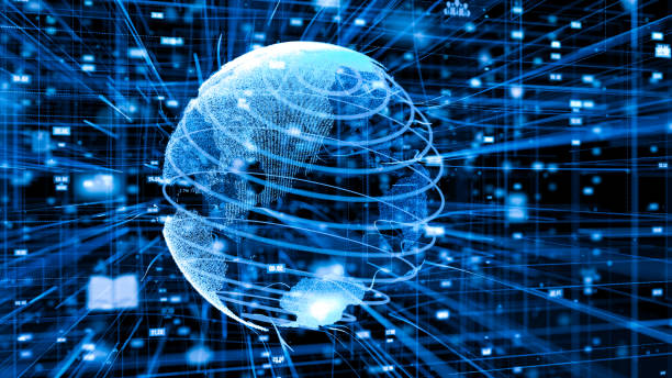 istock Global online internet network and internet of things IOT concept 1302627233
