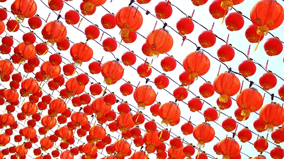 Chinese New Year Lanterns at Thean Hou Temple, Kuala Lumpur Malaysia
