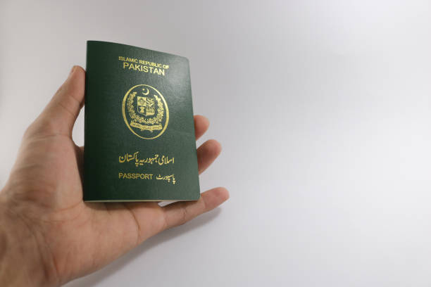 istock Pakistani Passport on isolated white background 1302635862