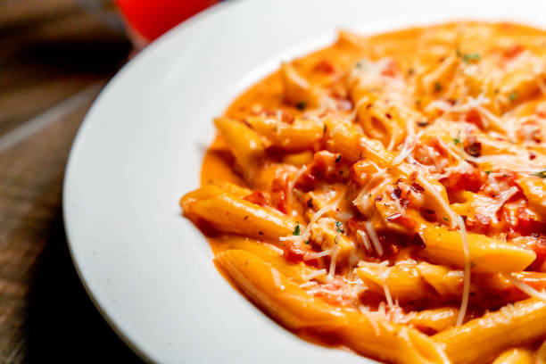 istock Penne Pasta Alla Vodka Italian Dinner 1302647359