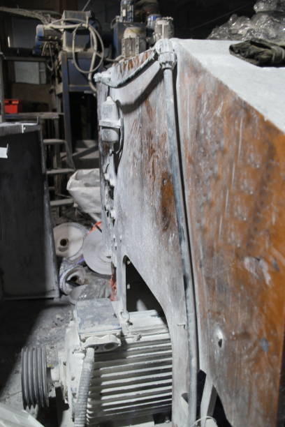 istock Equipment for recycling plastic waste 1302650403