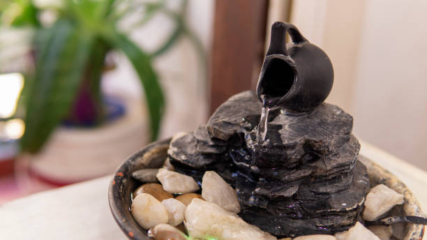 istock zen water fountain 1302651986