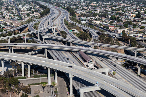 istock Freeway Aerial Los Angeles 1302653748
