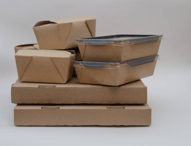 istock Boxes and packaging for takeaway and home delivery 1302653957