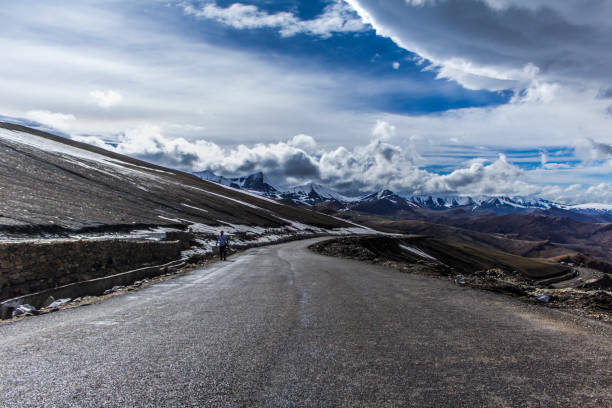 Taglang La or Tanglang La, elevation 5,328 metres, is a high altitude mountain pass in the Indian union territory of Ladakh. As of September 2018, the Leh–Manali Highway leading south from Upshi to Tanglang La is paved, with the exception of a very short unpaved section just north of the pass.