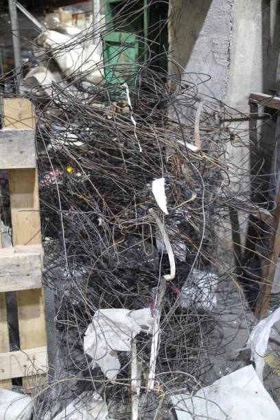 istock Recycling of ferrous metals wire 1302654191