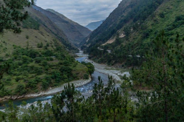 istock River running in the Tirthan Valley 1302654776