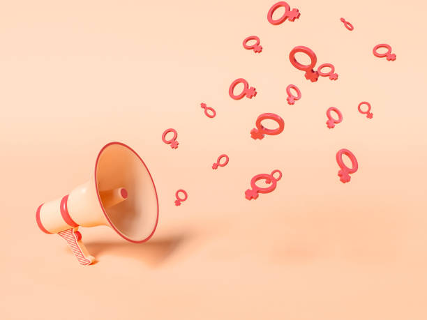 istock Happy womens day. 3D illustration 1302655908