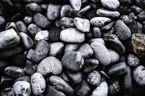 Photo of Zen stones piled up