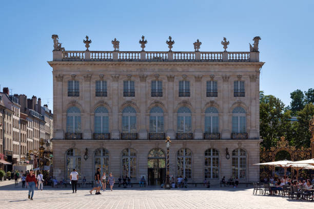 Nancy, France - June 24 2020: The Nancy Museum of Fine Arts on Place Stanislas.