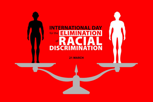 International Day for the Elimination of Racial Discrimination. International Day for the Elimination of Racial Discrimination. Vector illustration racism icon stock illustrations