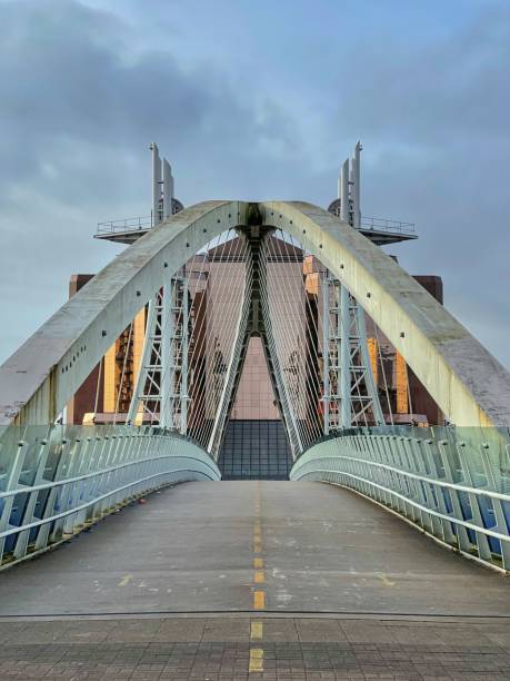 istock A pedestrian bridge with no people 1302662579