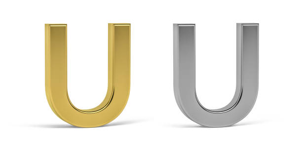 istock 3d letter in gold and aluminum 1302662641