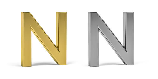 istock 3d letter in gold and aluminum 1302662657