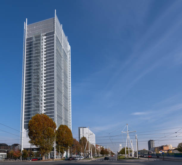 istock Turin, urban landscape with skyscrapers 1302662967