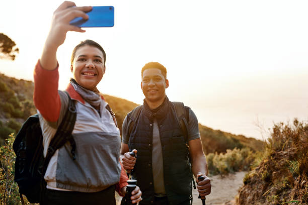 istock We always have a good time when we're out hiking 1302665074