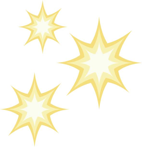 ilustraciones, imágenes clip art, dibujos animados e iconos de stock de ilustración vectorial de estrellas amarillas - winning streak flash