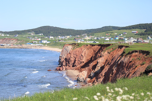Scenery at the Magdalen Islands, Quebec, Canada