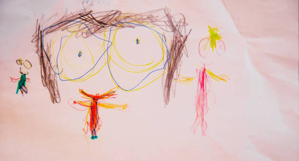 istock cheerful family of three from another planet. 1302673131