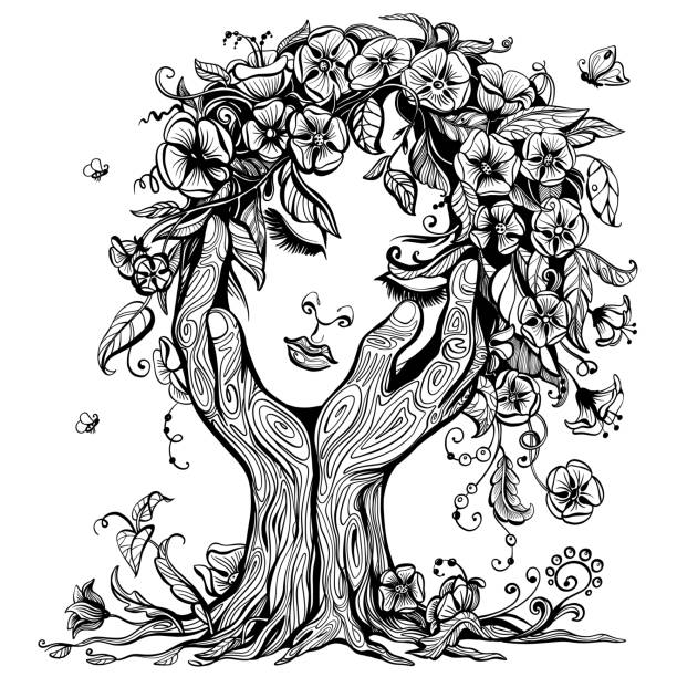 96 Tree Tattoos For Women Illustrations & Clip Art - iStock