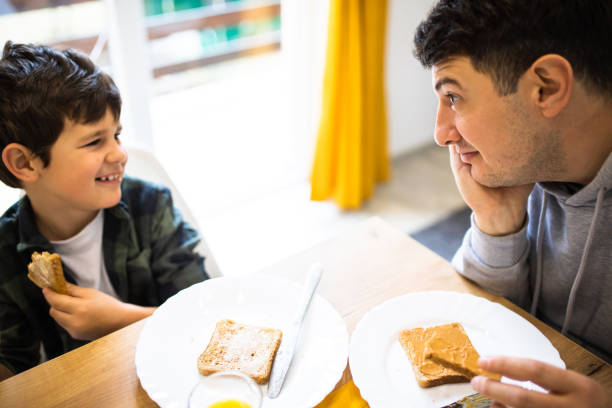 istock Family breakfast moments 1302680149