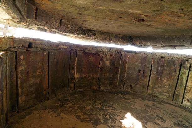 istock bunker ruin at beach near Houvig, Jutland, Denmark, inside 1302683490