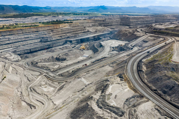Coal mine stock photo