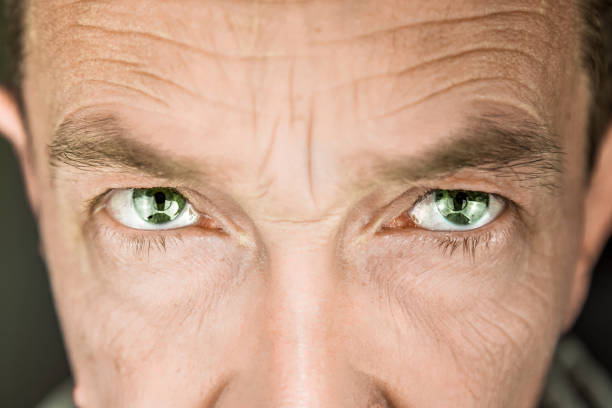 istock Close up of green eyes 1302689334