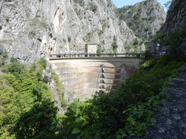istock Dam in canyon Matka in North Macedonia 1302689367