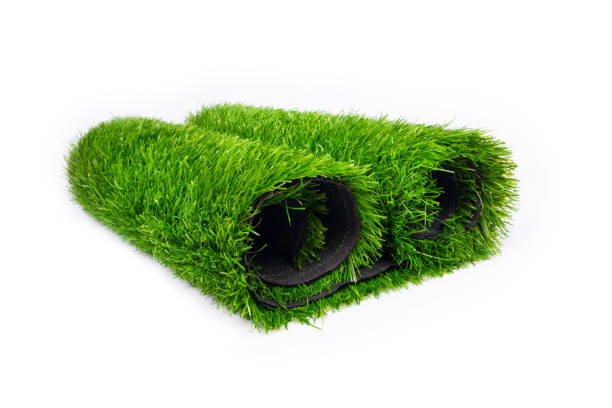 istock green artificial grass mat,lawn roll on white background 1302690350
