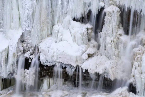 Frozen Webster Falls