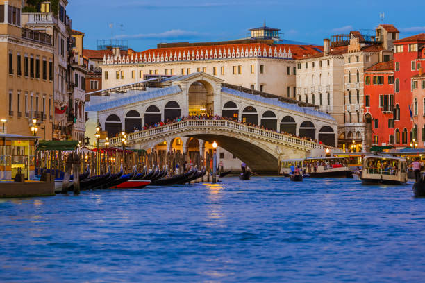 istock Rialto bridge in Venice Italy 1302699408