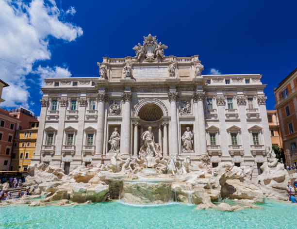 istock Fountain di Trevi in Rome Italy 1302702266