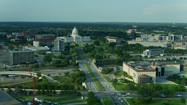 istock Drone Shot of Minnesota State Capitol 1302708044