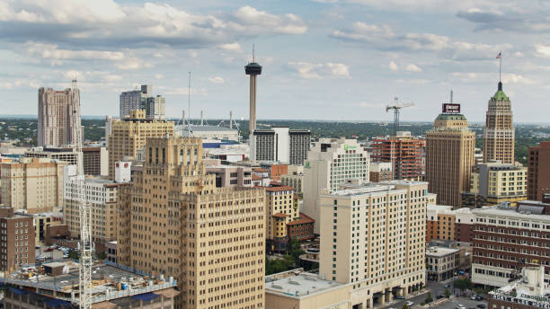 istock Downtown San Antonio, Texas - Aerial View 1302711324