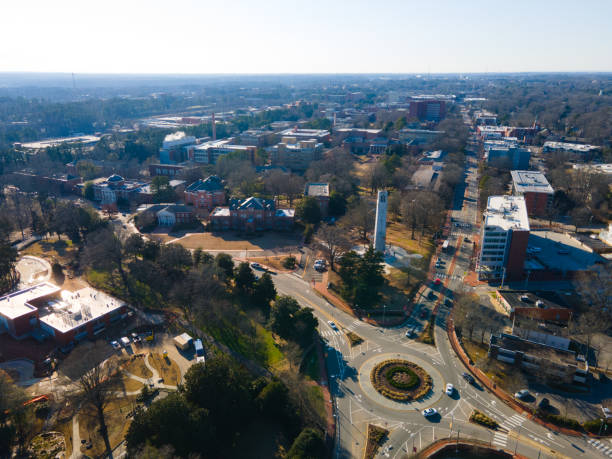 istock Aerial over North Carolina State University 1302712383