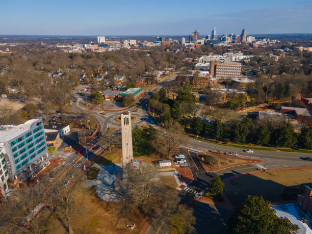 istock Aerial over North Carolina State University 1302712394