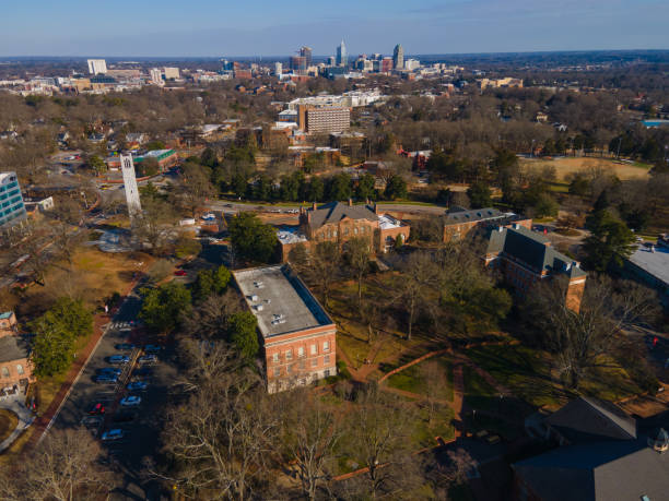 istock Aerial over North Carolina State University 1302712399
