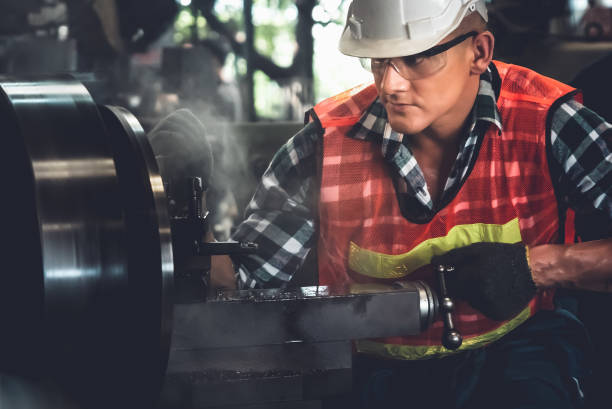istock Smart factory worker or engineer do machine job in a manufacturing workshop 1302717892