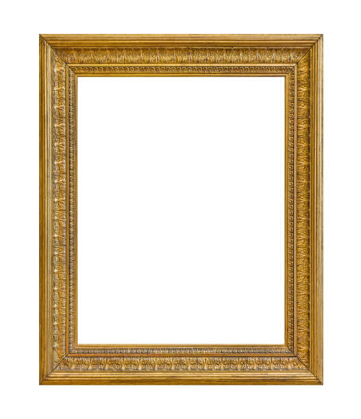 istock Old wooden picture frame 1302717903