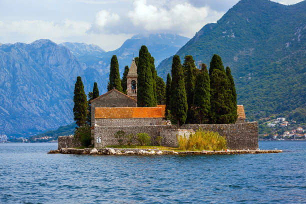 istock Island in Boka Kotor bay - Montenegro 1302718764