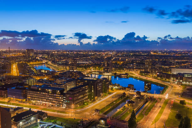 istock Rotterdam cityscape - Netherlands 1302718965