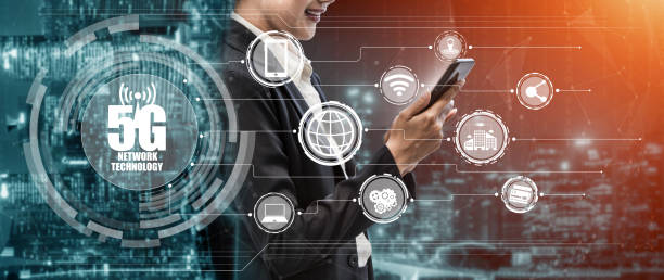 istock Advanced communication and global internet network connection in smart city 1302719061