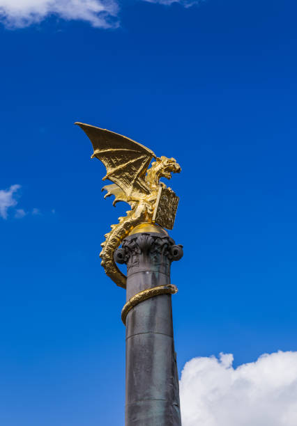 istock Dragon statue in Hertogenbosch - Netherlands 1302719077