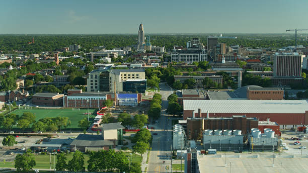 istock Downtown Lincoln - Aerial 1302719740