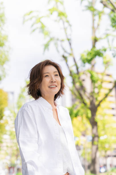 istock senior age woman , smile 1302720498
