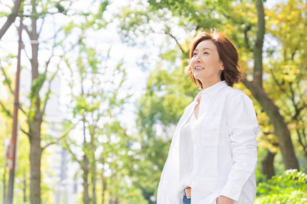 istock senior age woman , smile 1302720521